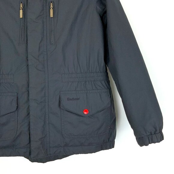 Barbour Kids Keaton Waterproof Breathable Navy Fall/Winter Jacket Sz XL - Picture 3 of 16
